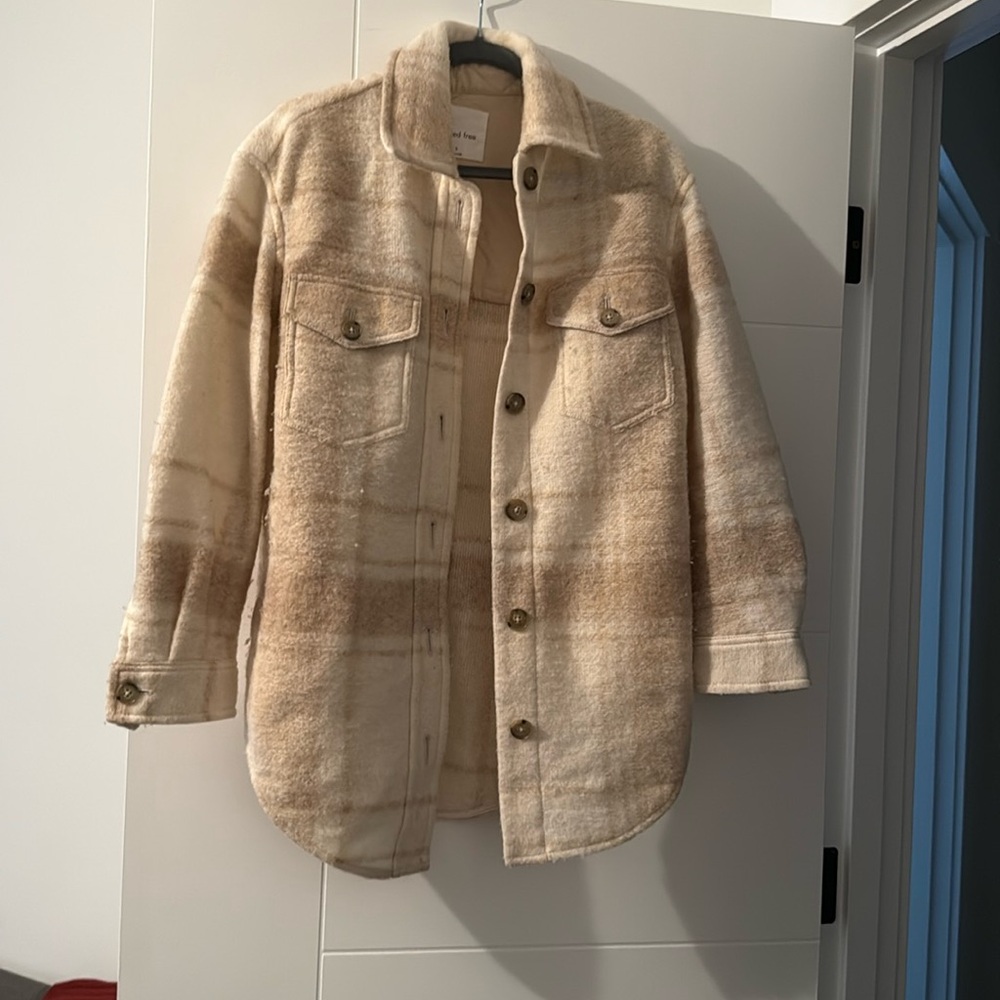 Aritzia wool and alpaca blend jacket